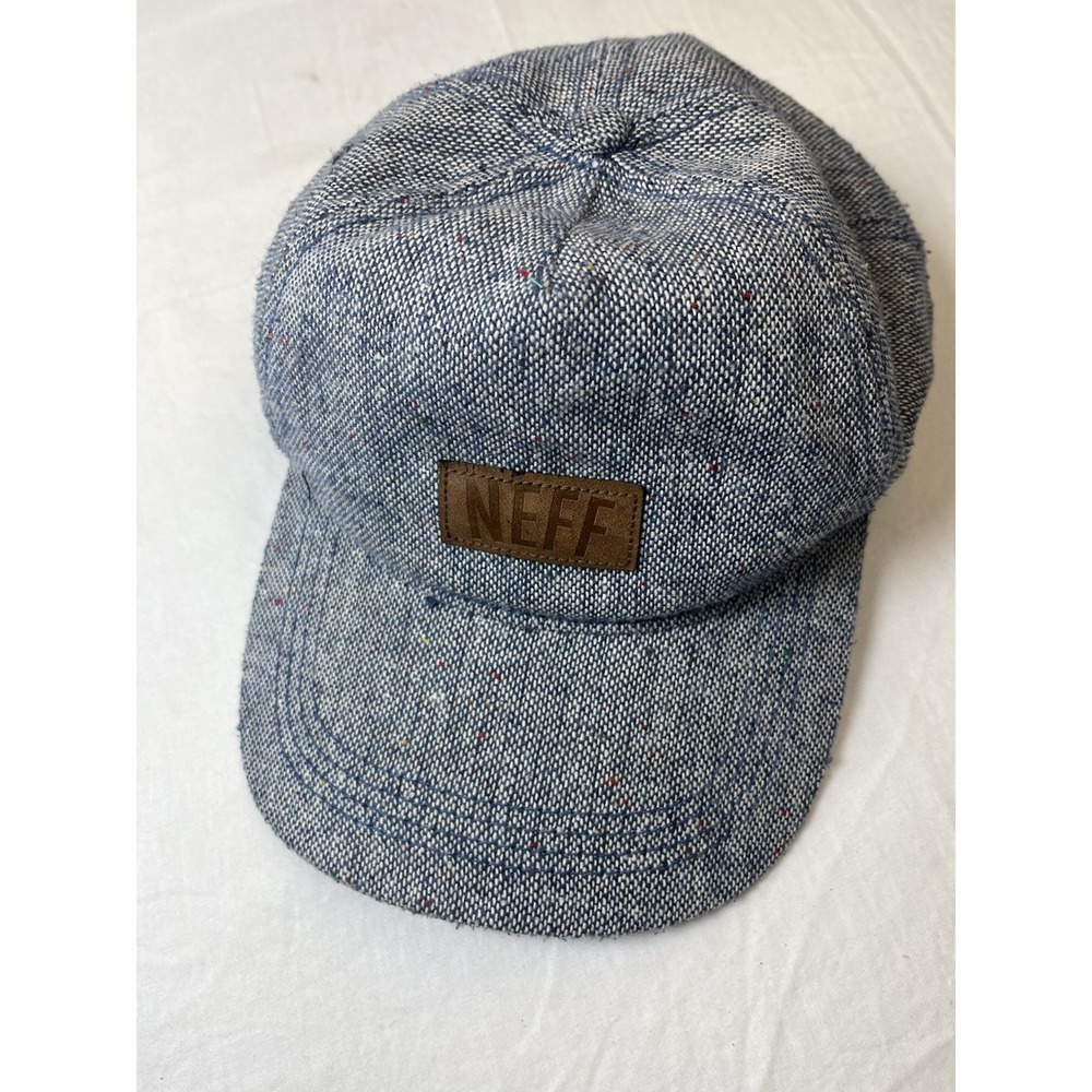 NEFF Unstructured‎ Hat Blue-Gray Canvas Mens Cap SnapBack Skate Surf Snowboard